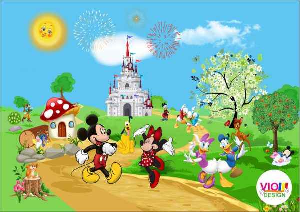 Fototapet Copii Disney Mickey and Friends
