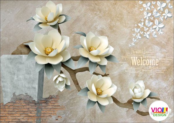 Fototapet-Abstract-Welcome-Flowers