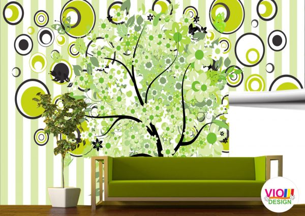 Fototapet-Abstract-Copacul-Verde