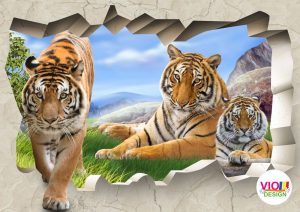 Fototapet-Copii-135-Animale-Tigrii